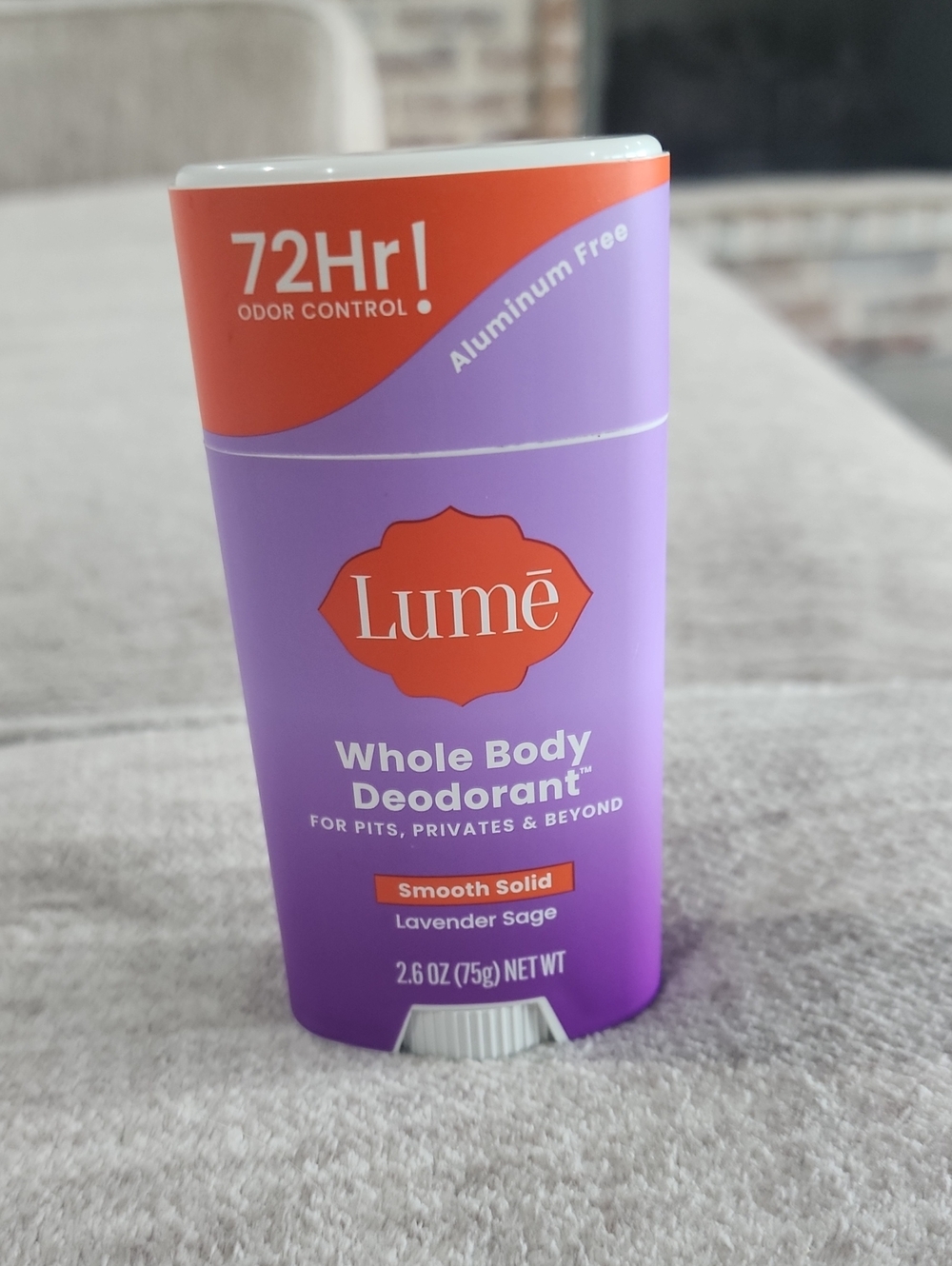 NWT Lume Whole Body Deodorant Smooth Solid Lavender Sage